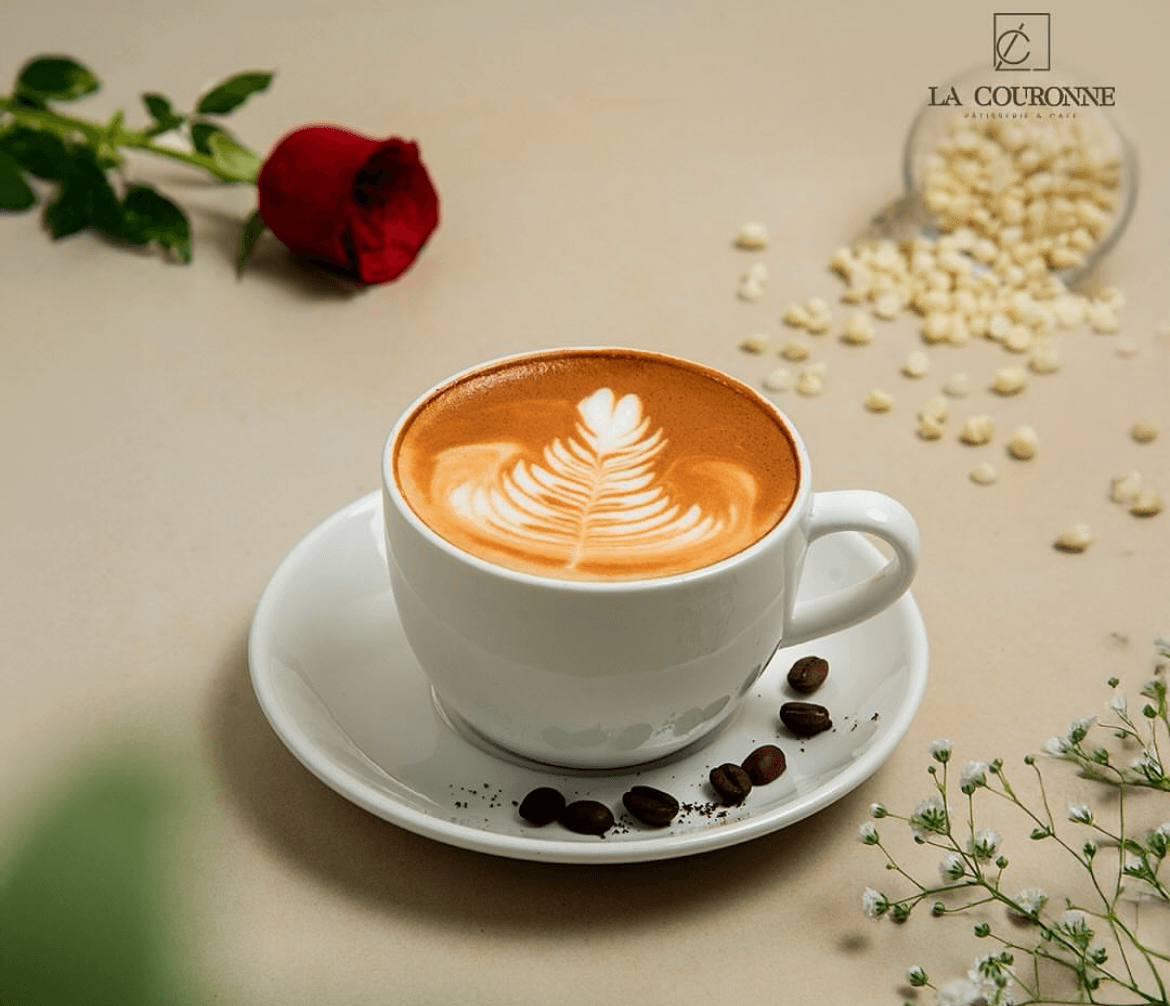 Warm artisan coffee service